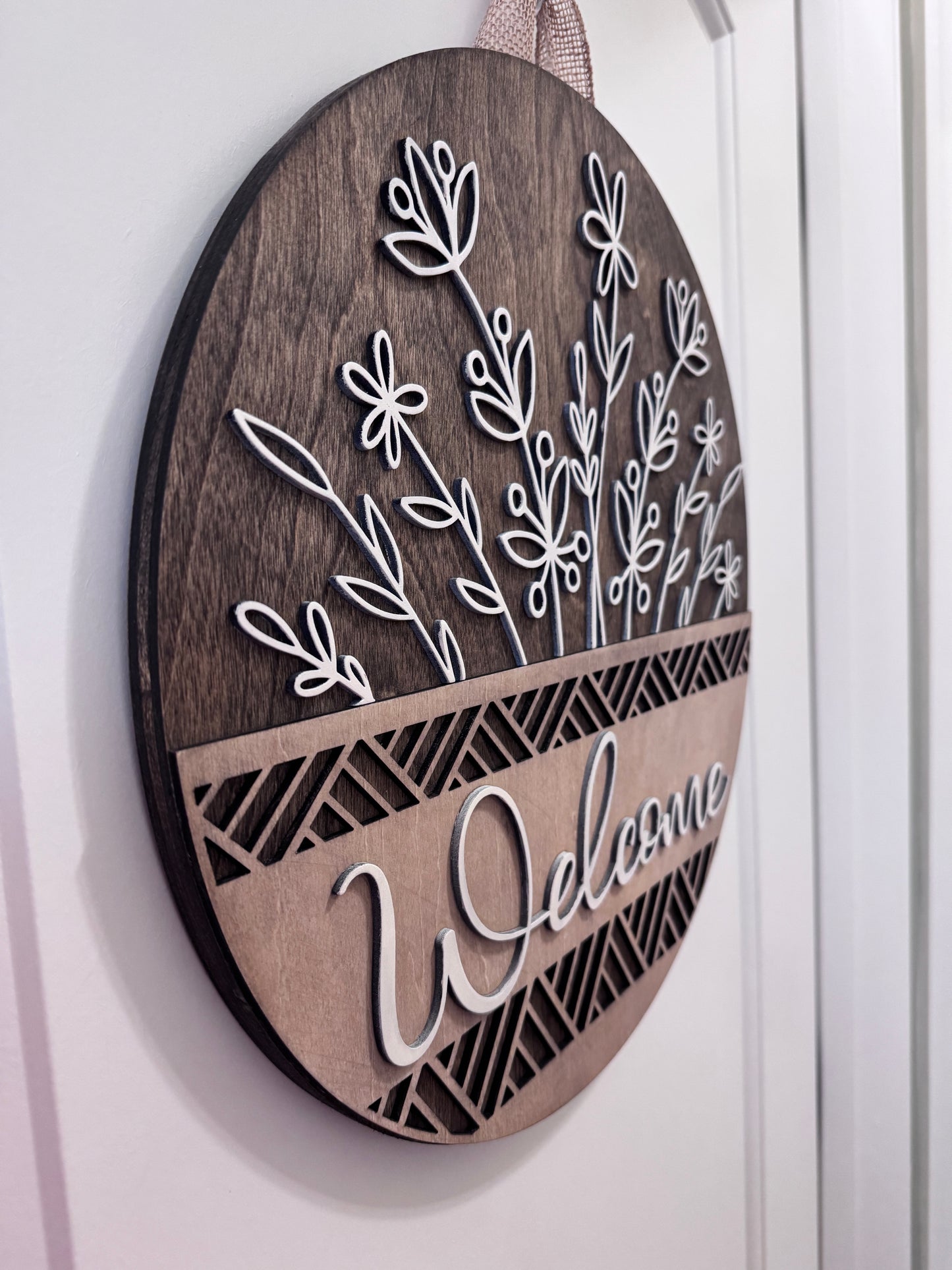 Door Hanger - Welcome Wildflower