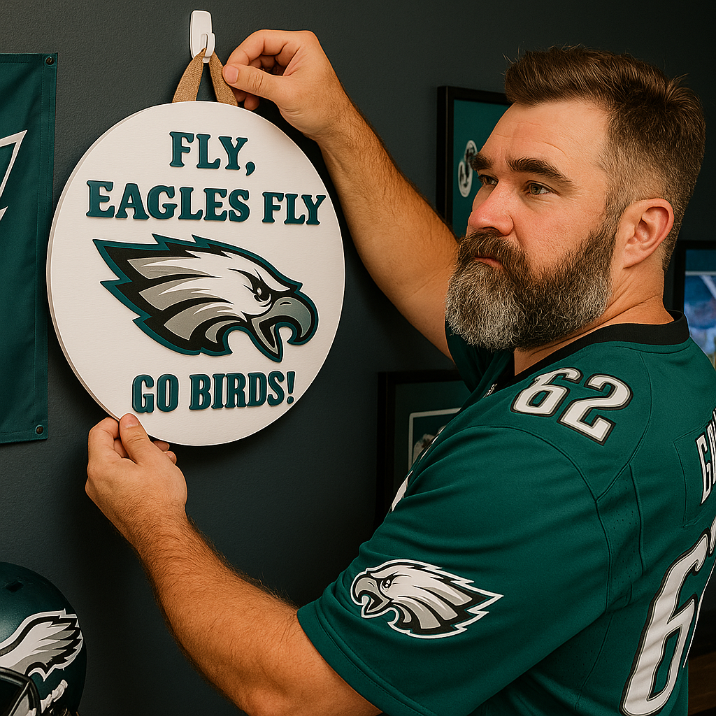 Door Hanger - Fly, Eagles Fly