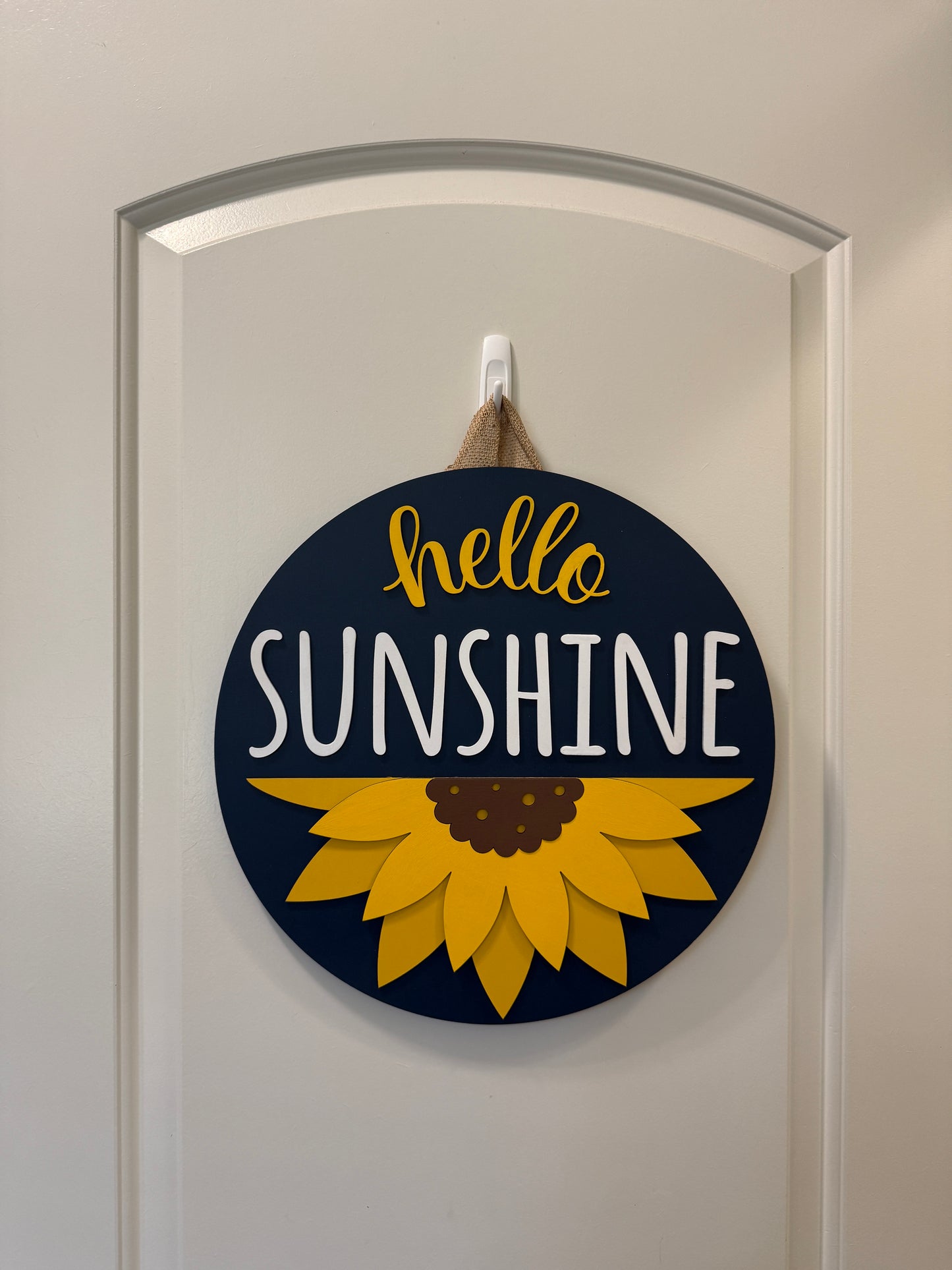 Door Hanger - Hello Big Sunshine!
