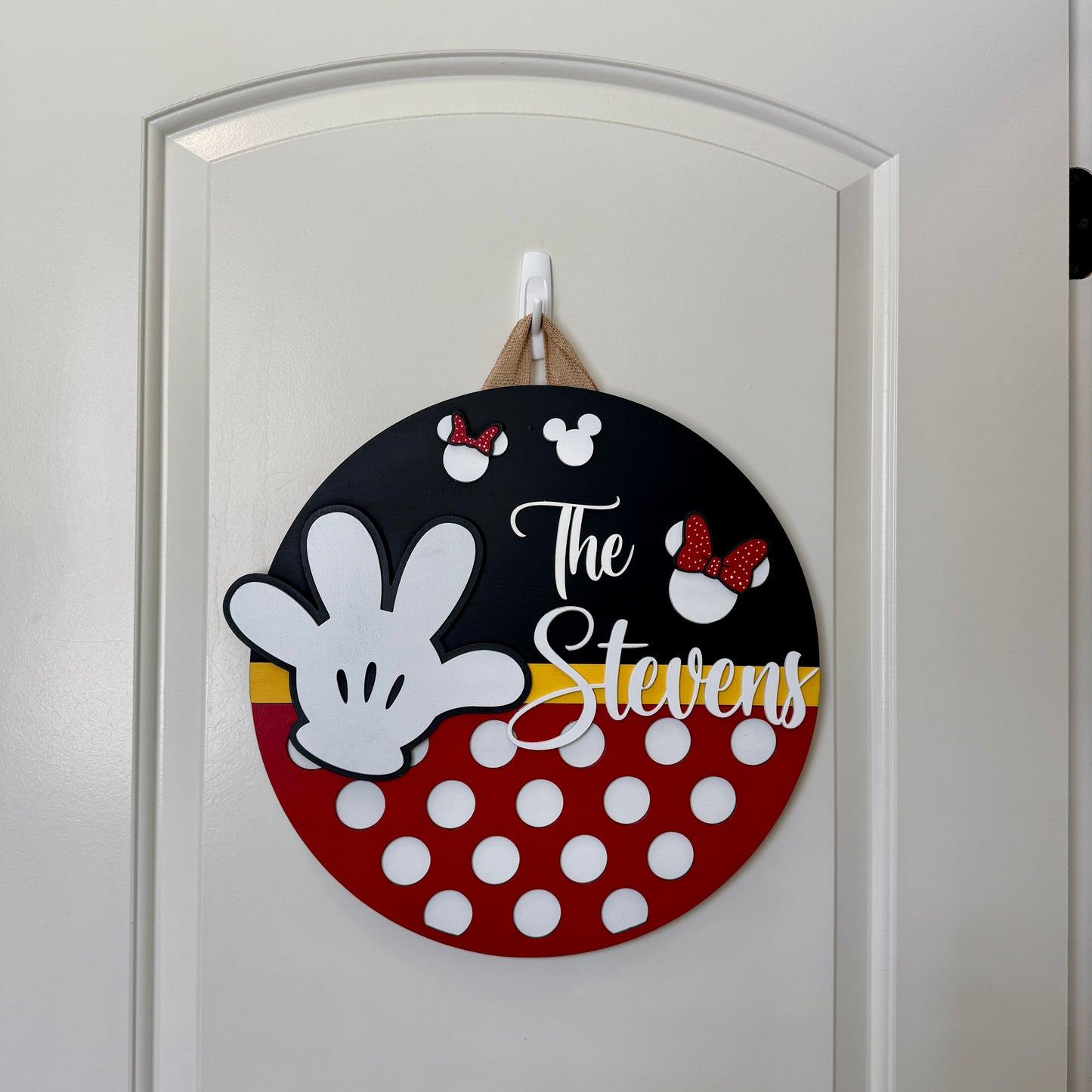 Door Hanger - Hi Mickey Personalized