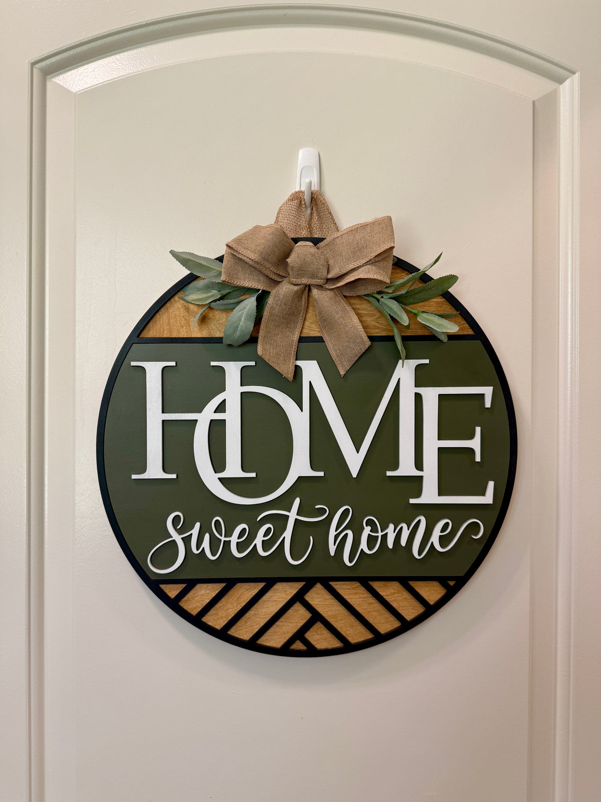 Door Hanger - Rustic Charm Home Sweet Home