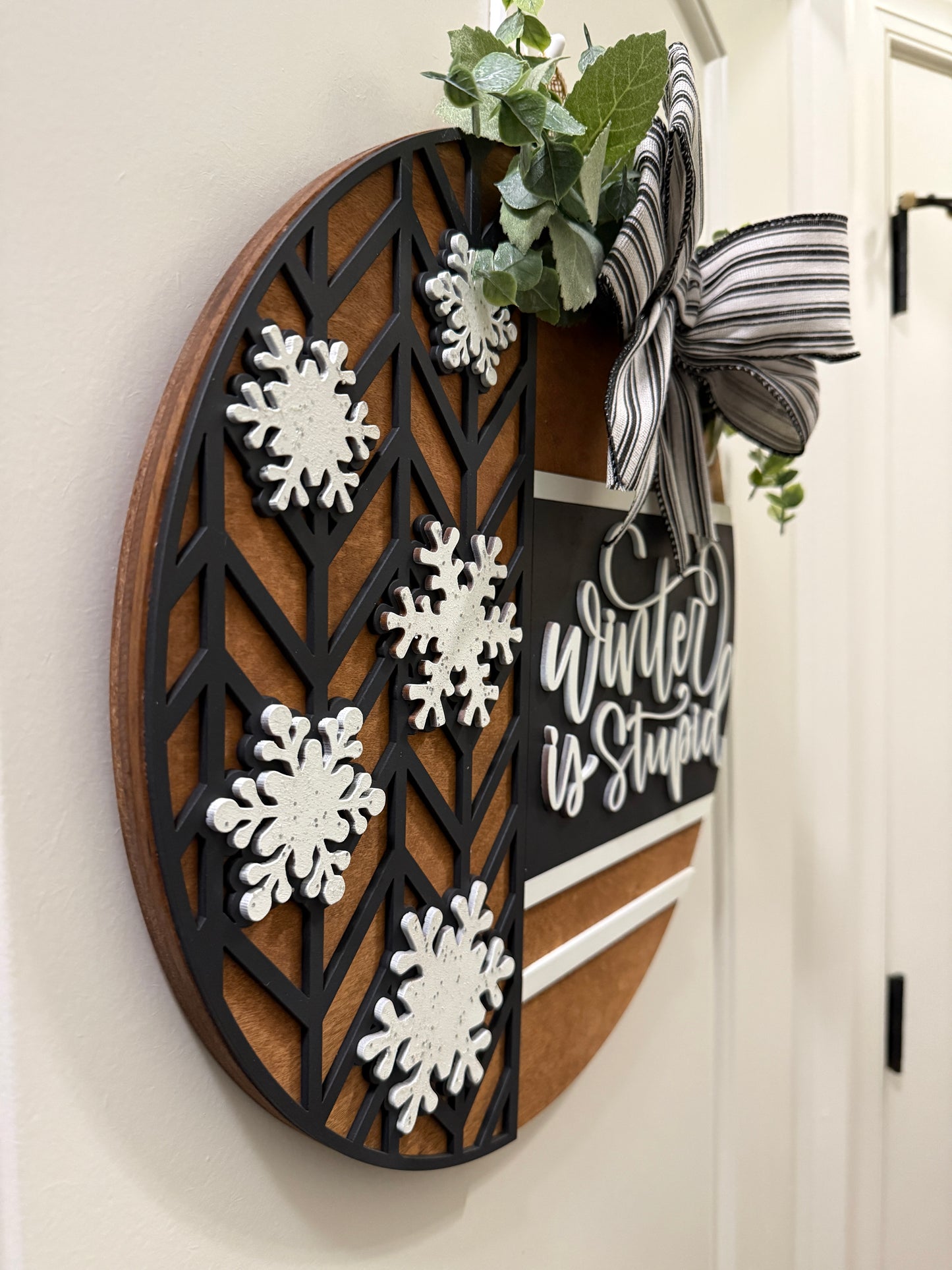 Door Hanger - Winter Is Stupid