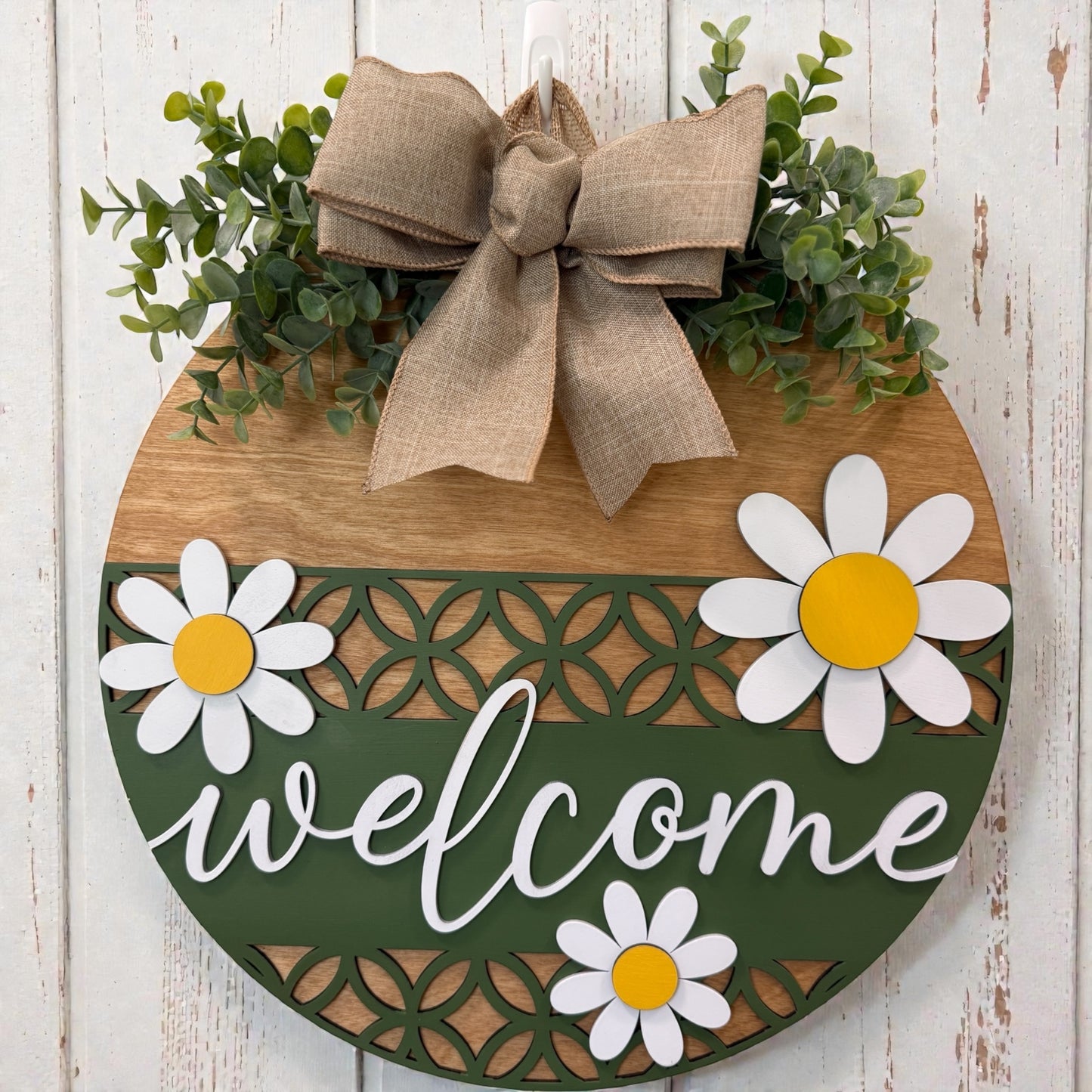 Door Hanger - Welcome Daisy II