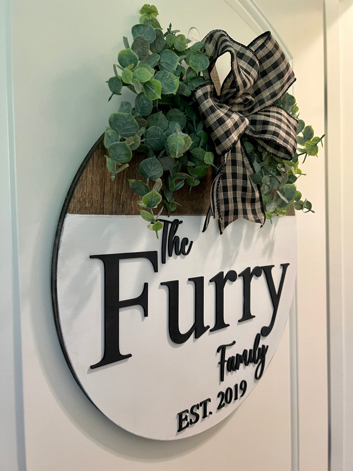 Door Sign - Personalized - Family