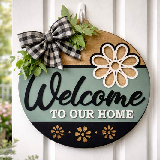 Door Hanger - Welcome To Our Home