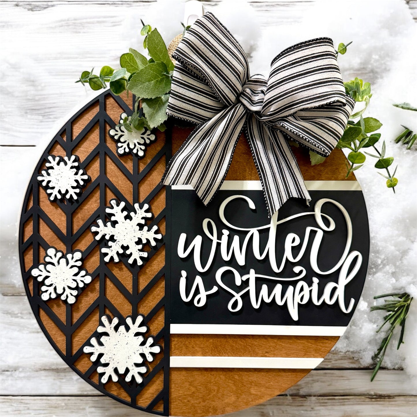 Door Hanger - Winter Is Stupid