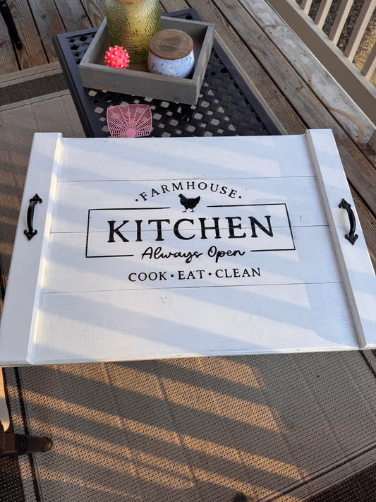 “Farmhouse Kitchen - Stove Top Cover / Noodle Board