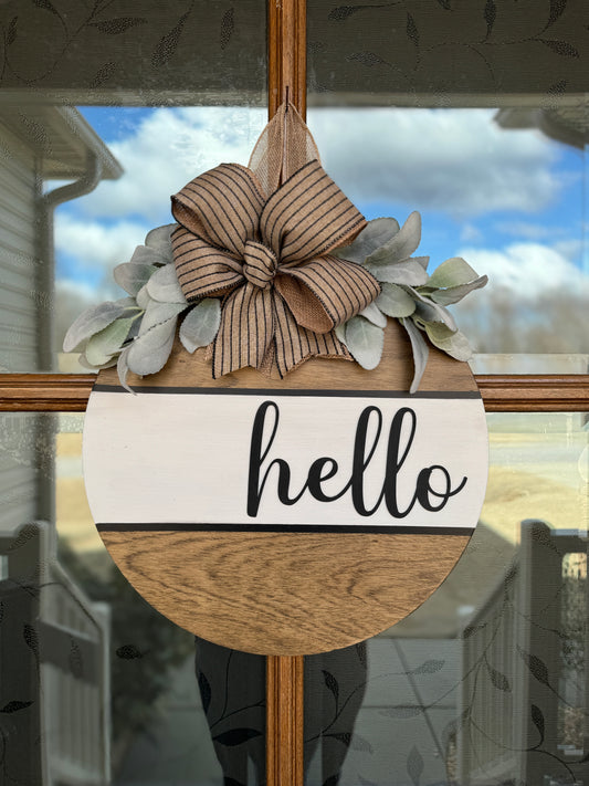 Door Hanger - Hello