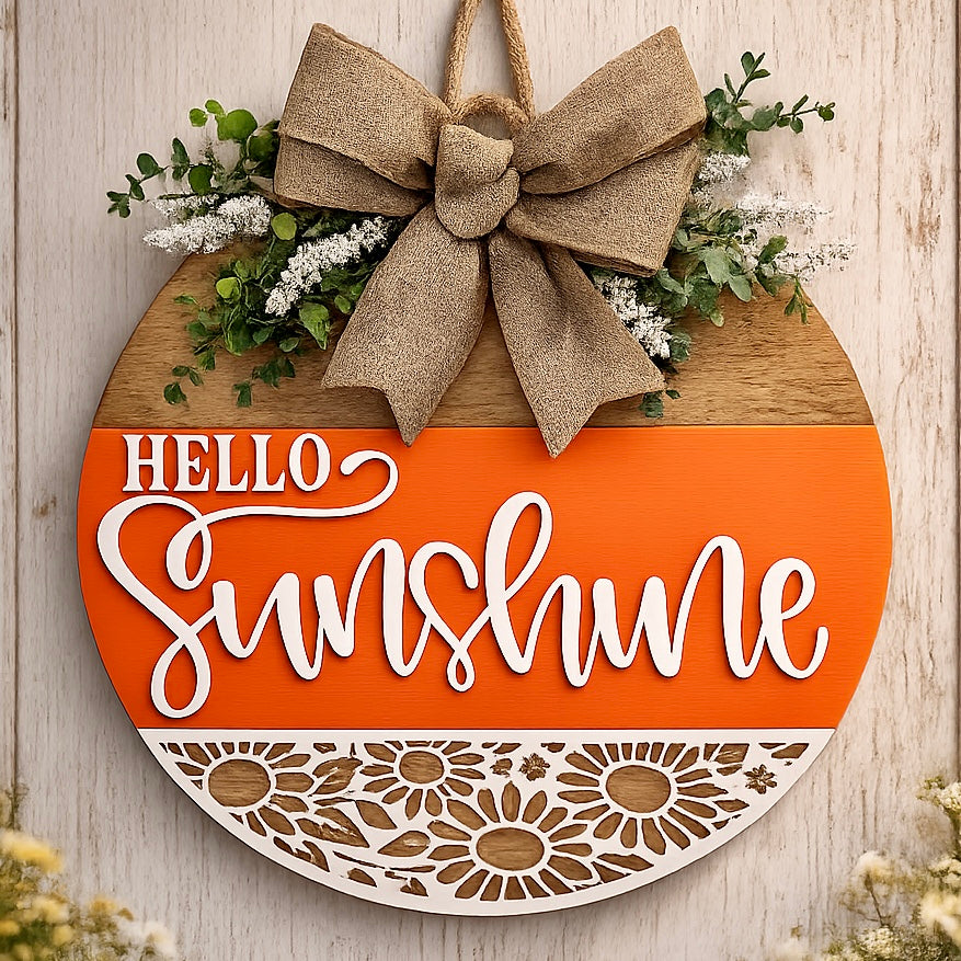 Door Hanger - Hello Sunshine II