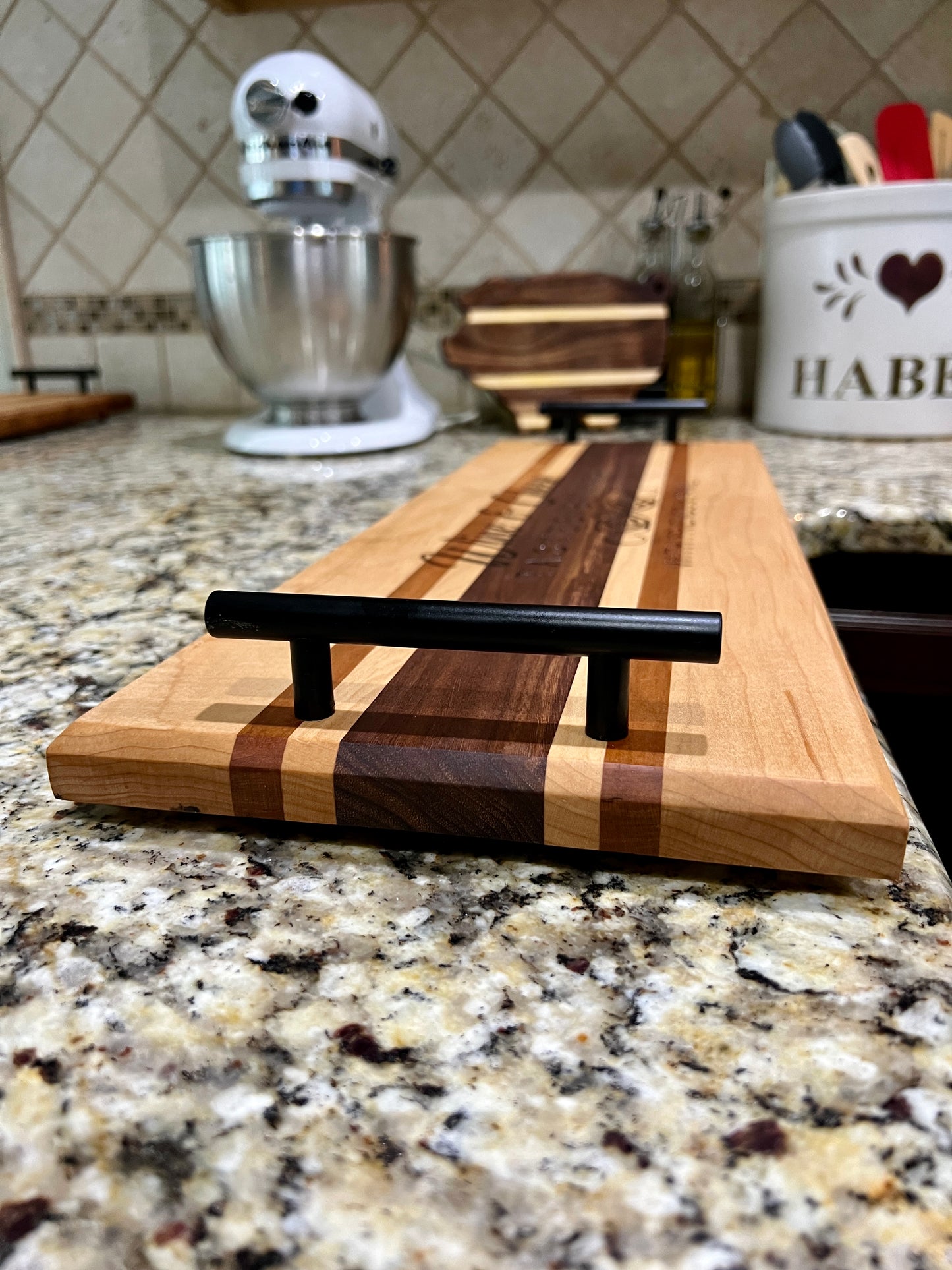 Serving Tray - "Wine & Cheese”
