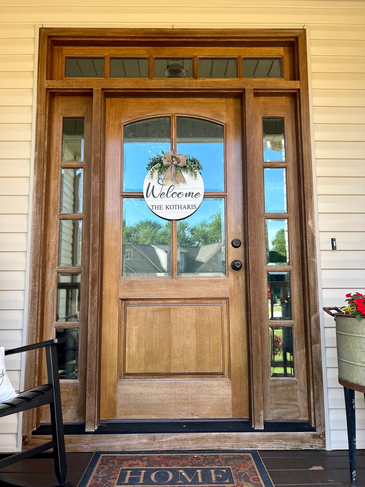 Door Sign - Personalized - Welcome