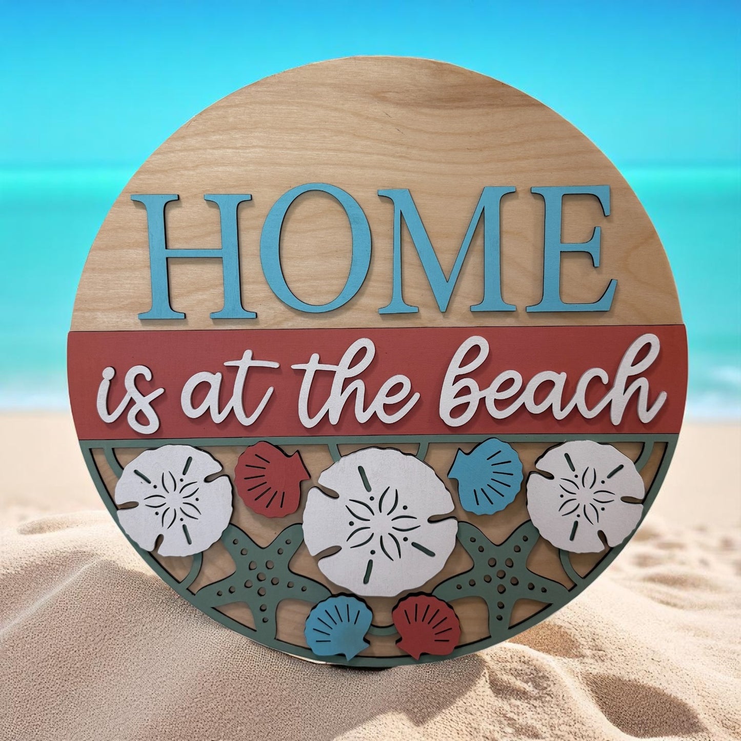Door Hanger - Home Is At The Beach