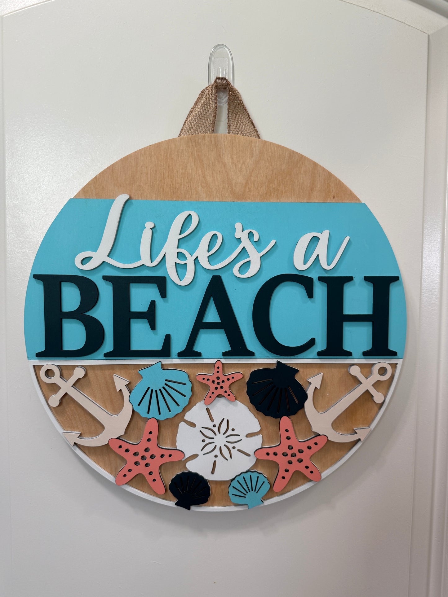 Door Hanger - Life’s a Beach