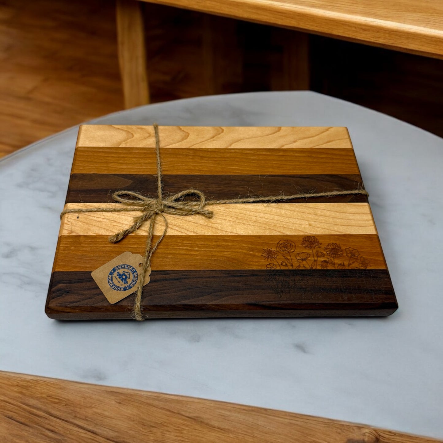 Trinity - Little Flowers” Cutting Board