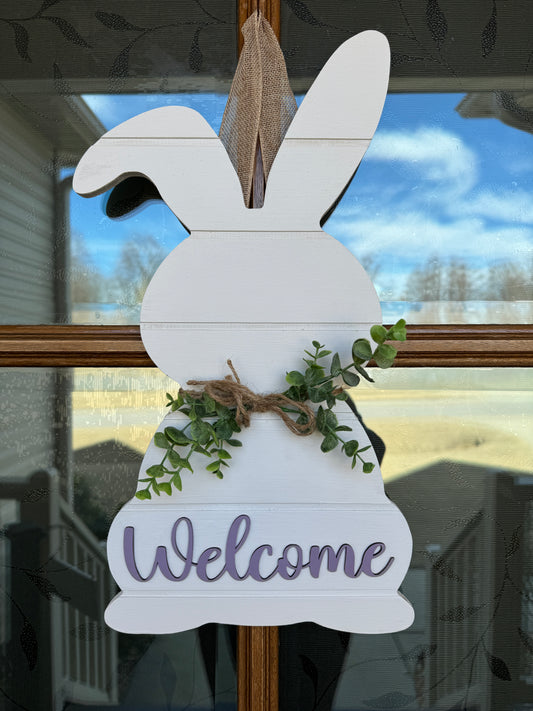 Door Hanger - Bunny “Welcome”