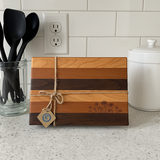 Trinity - Little Flowers” Cutting Board
