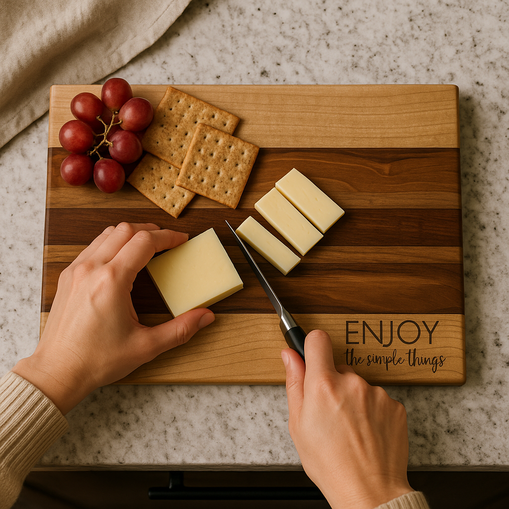 Enjoy the Simple Things - Cutting Board