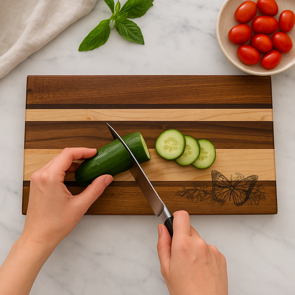 Butterfly & Blooms - Cutting Board