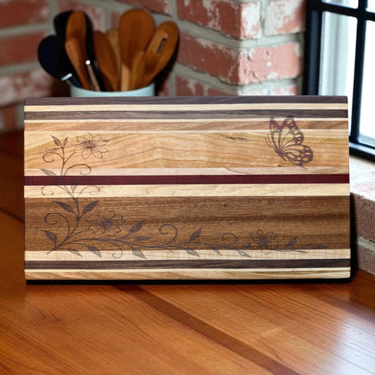 “Butterfly Kisses” Cutting Board