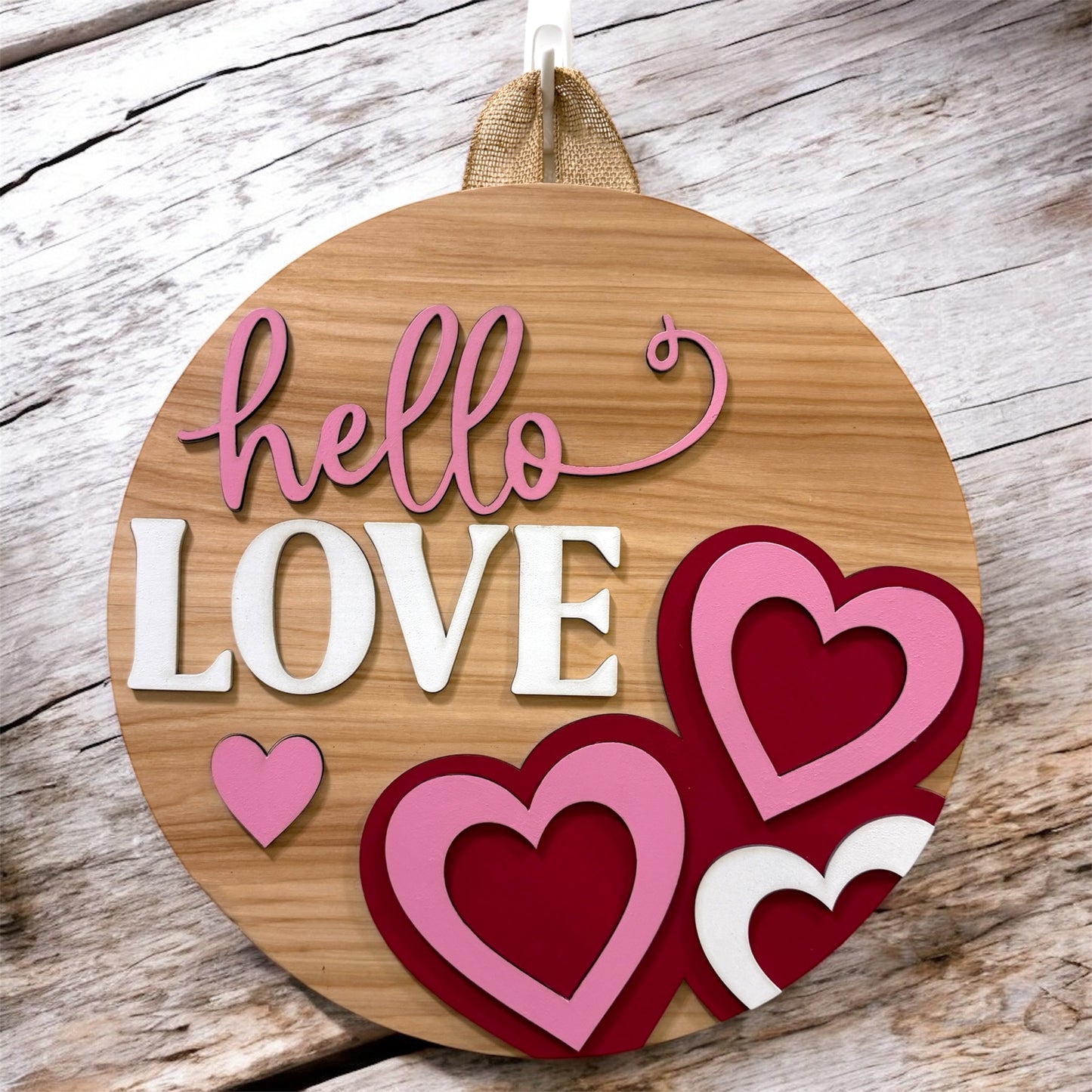 Door Hanger - Hello Love!