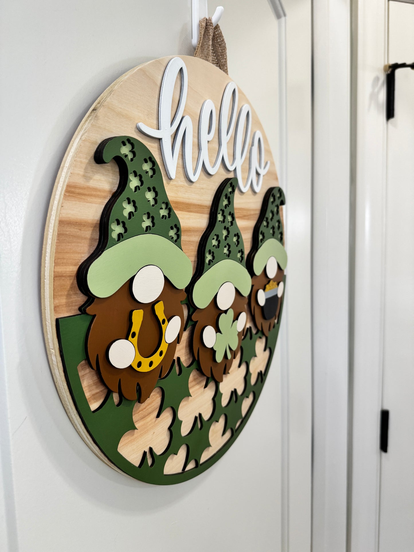 Door Hanger - Lucky Gnomes