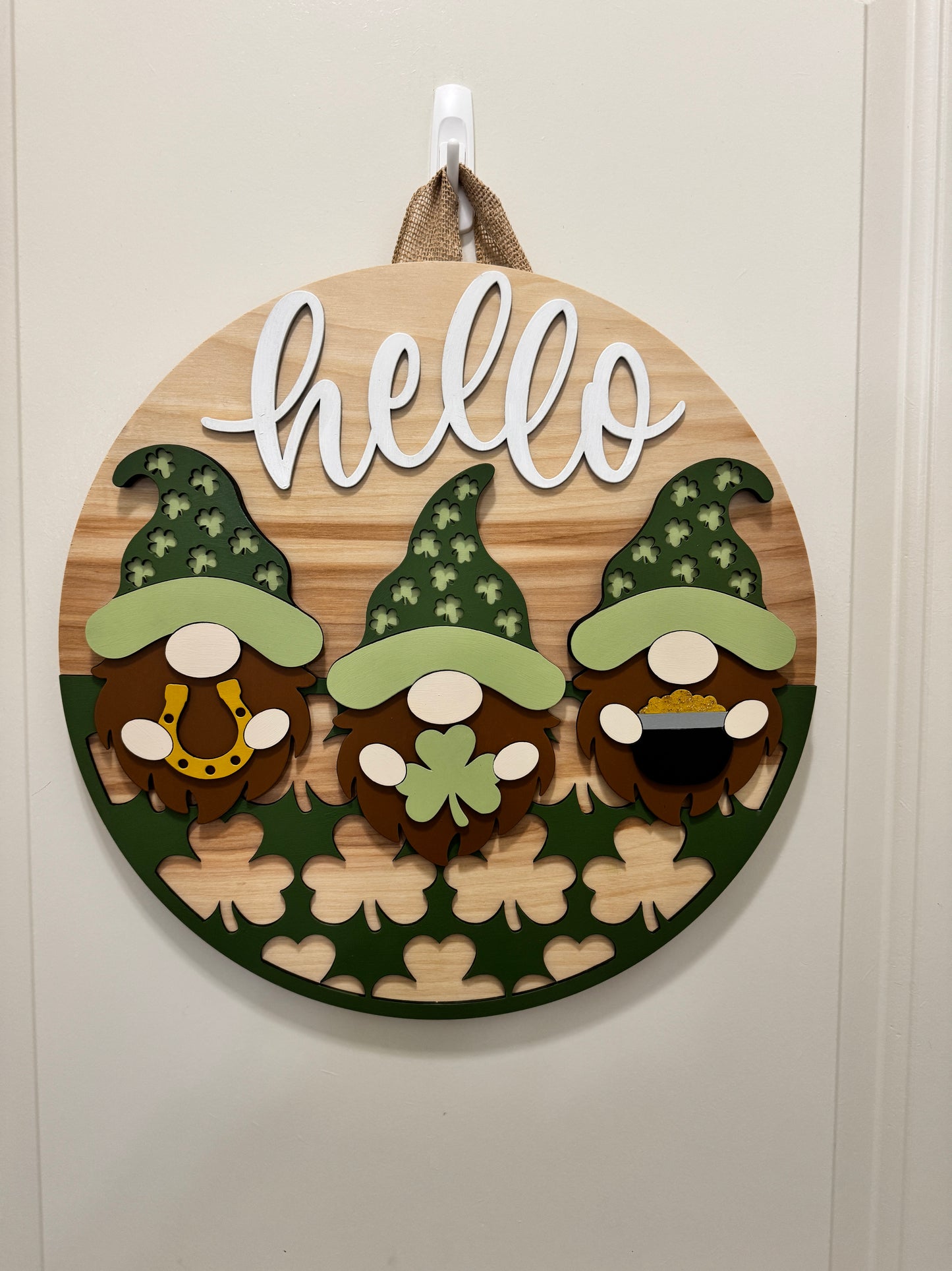 Door Hanger - Lucky Gnomes