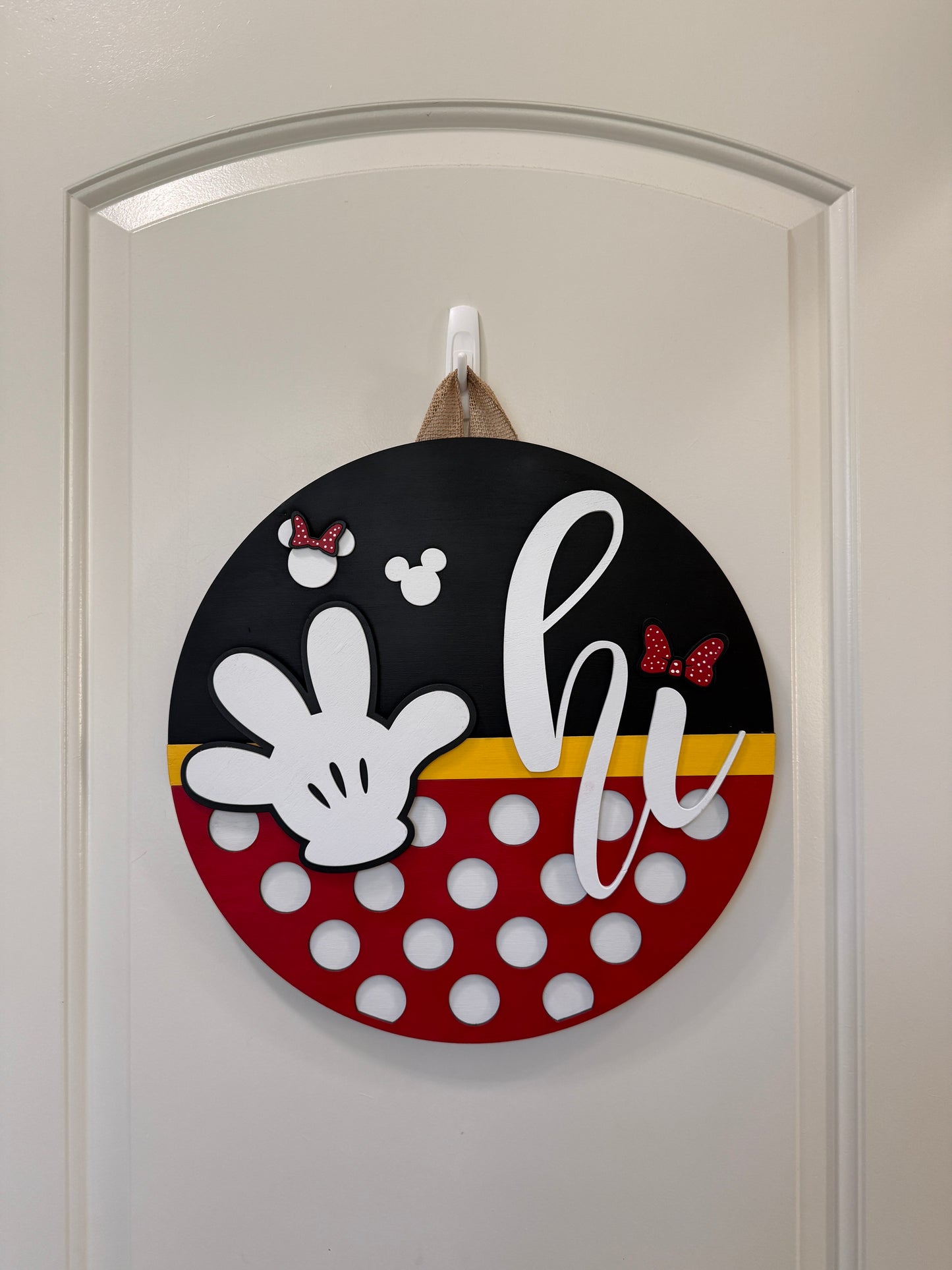 Door Hanger - Hi Mickey
