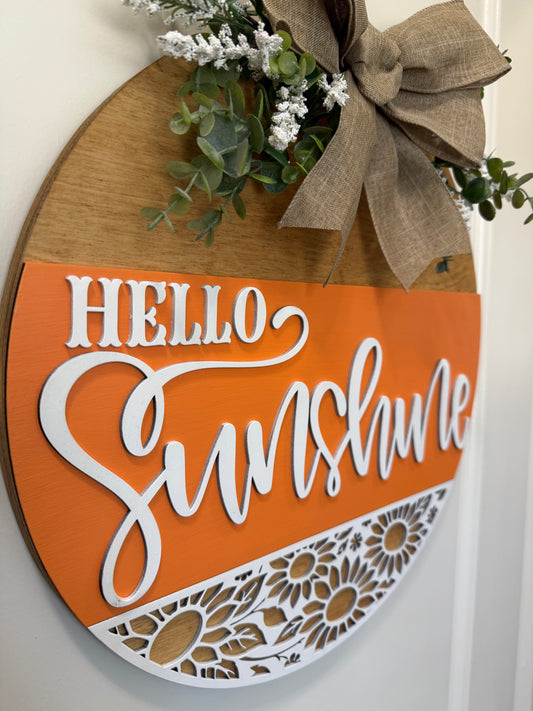 Door Hanger - Hello Sunshine II