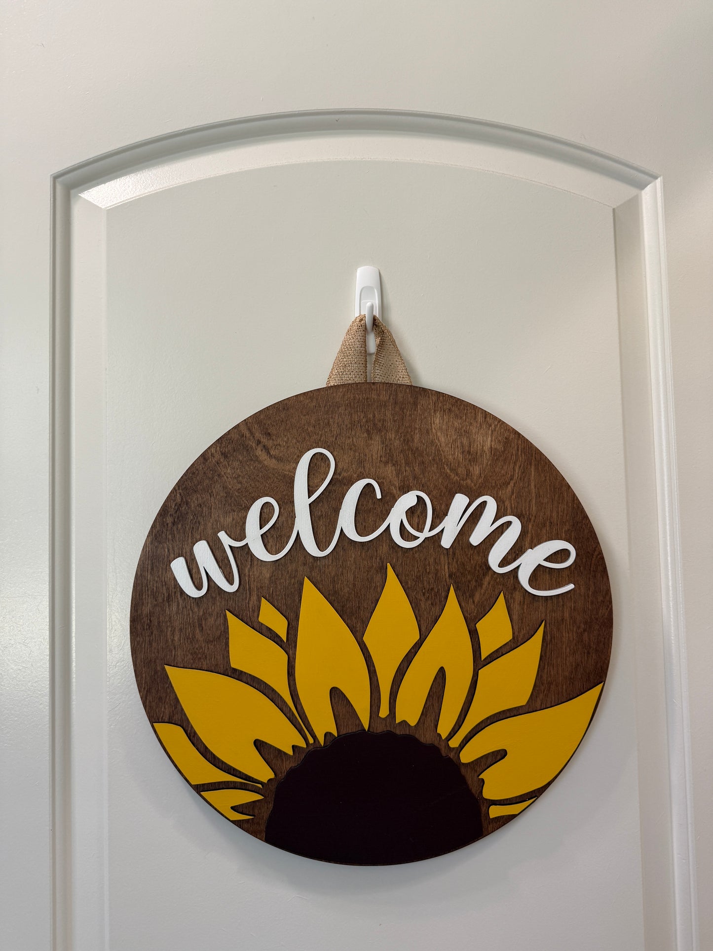 Door Hanger - Welcome Sunflower
