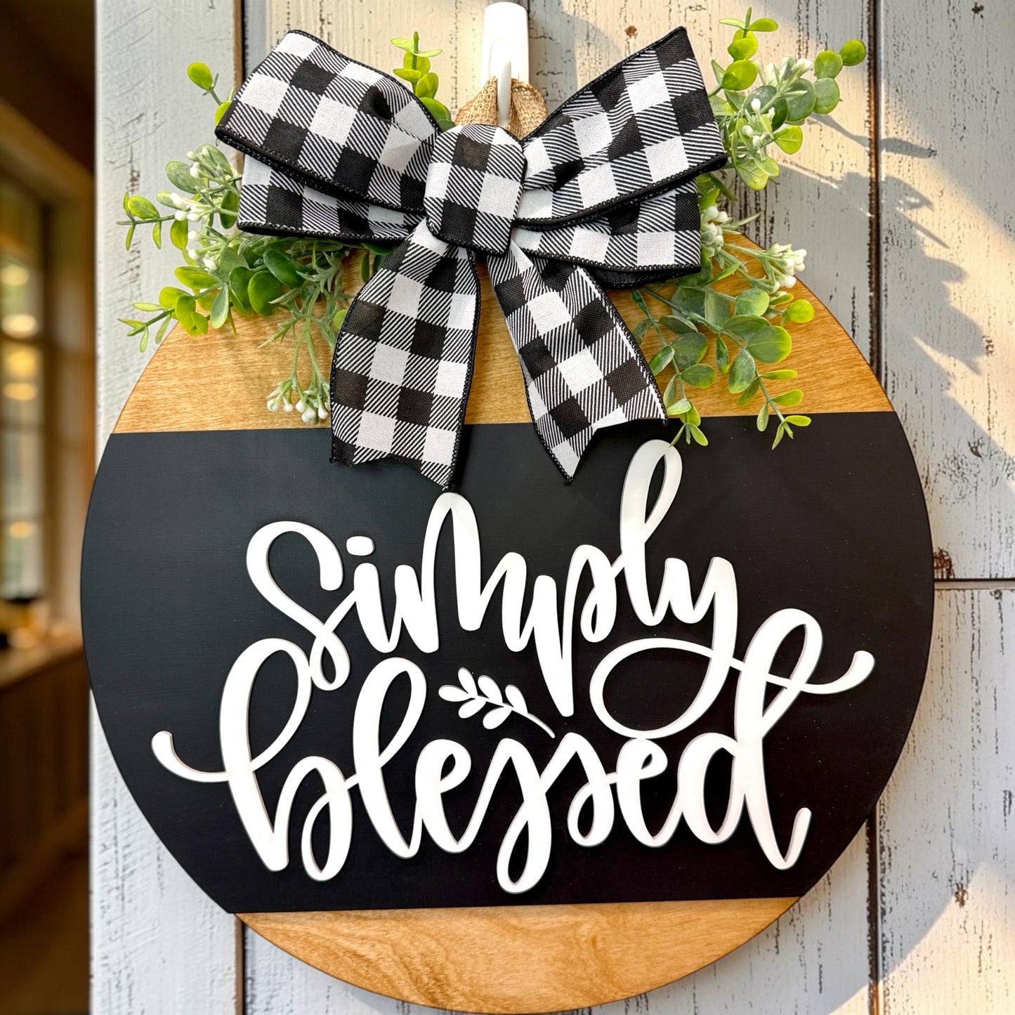 Door Hanger - Simply Blessed