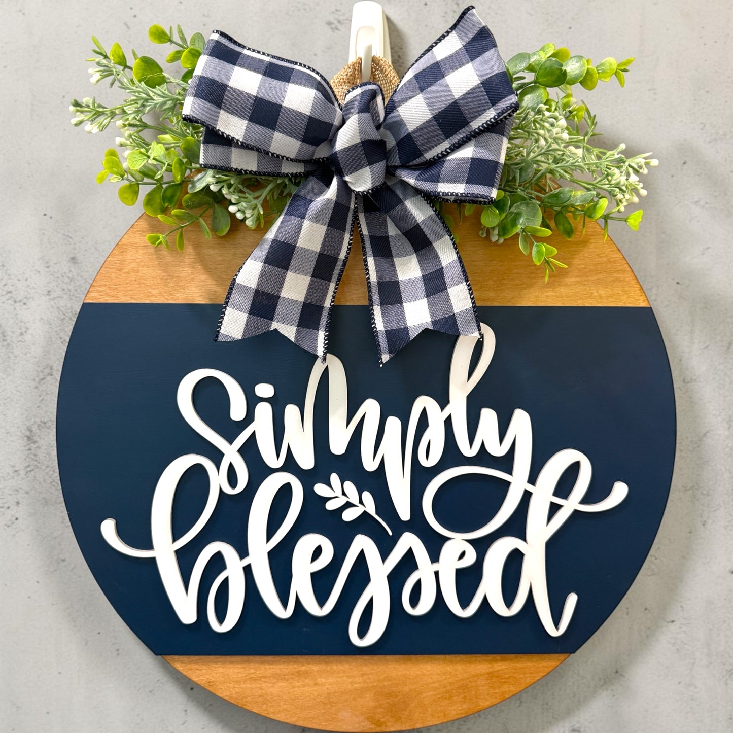 Door Hanger - Simply Blessed
