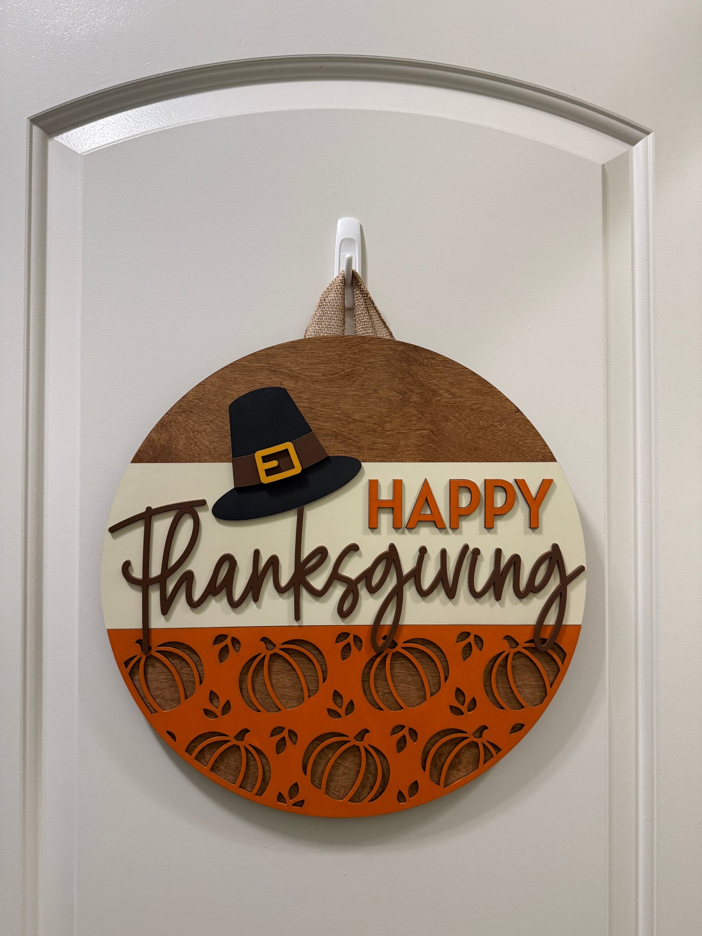 Door Hanger - Pilgrim Thanksgiving