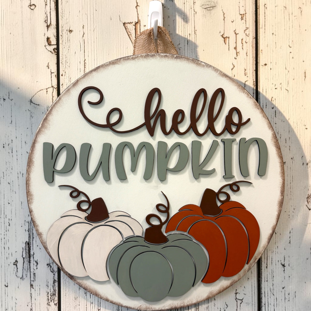 Door Hanger - Hello Pumpkin
