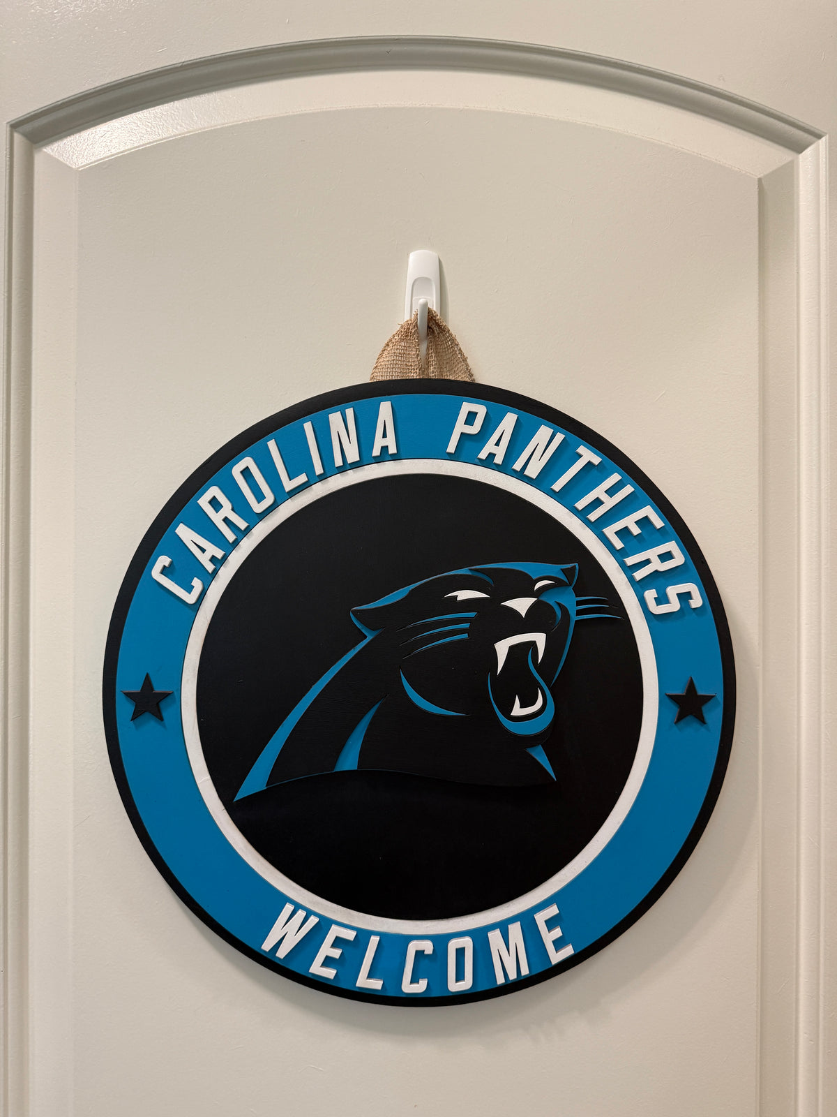 Door Hanger - Carolina Panthers