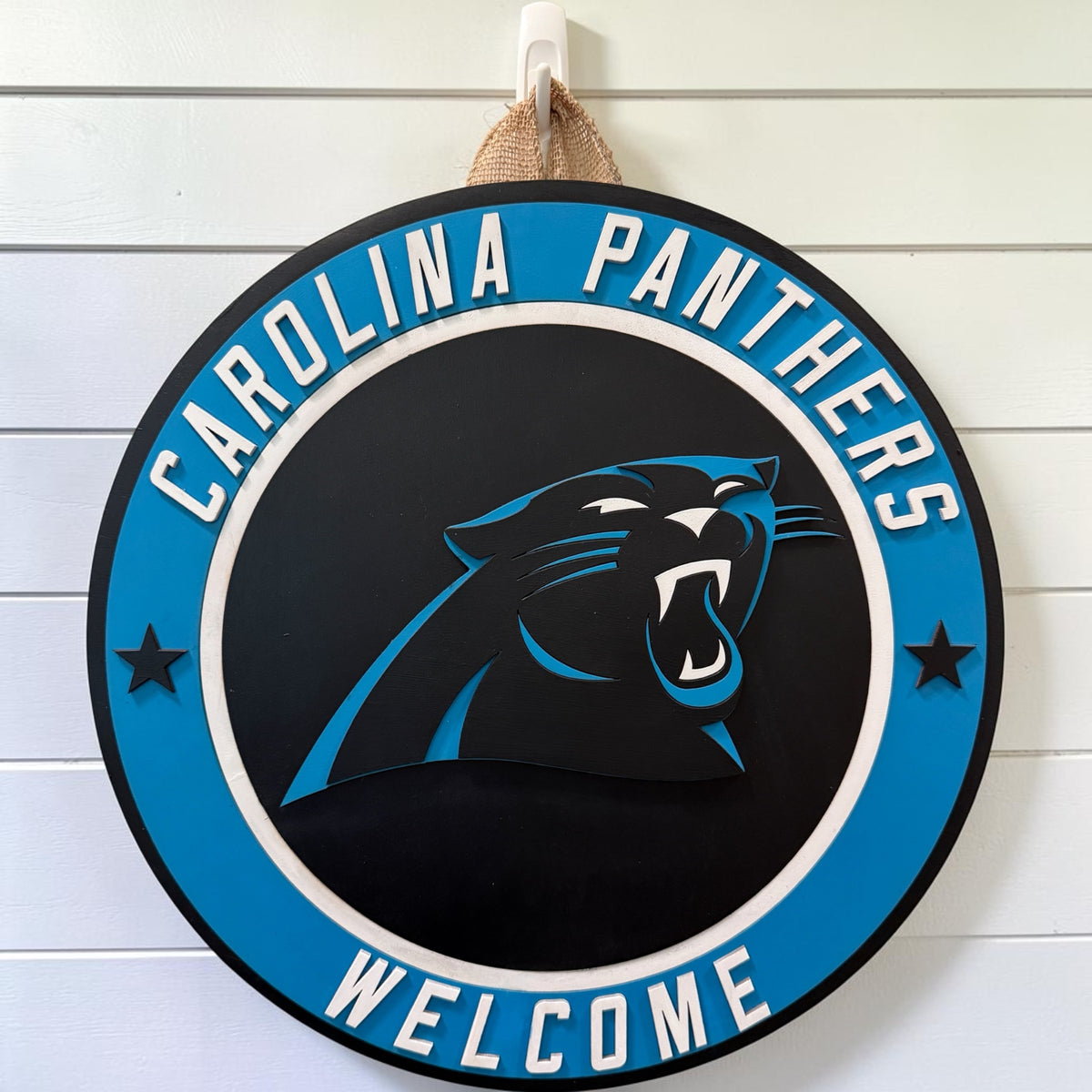 Door Hanger - Carolina Panthers