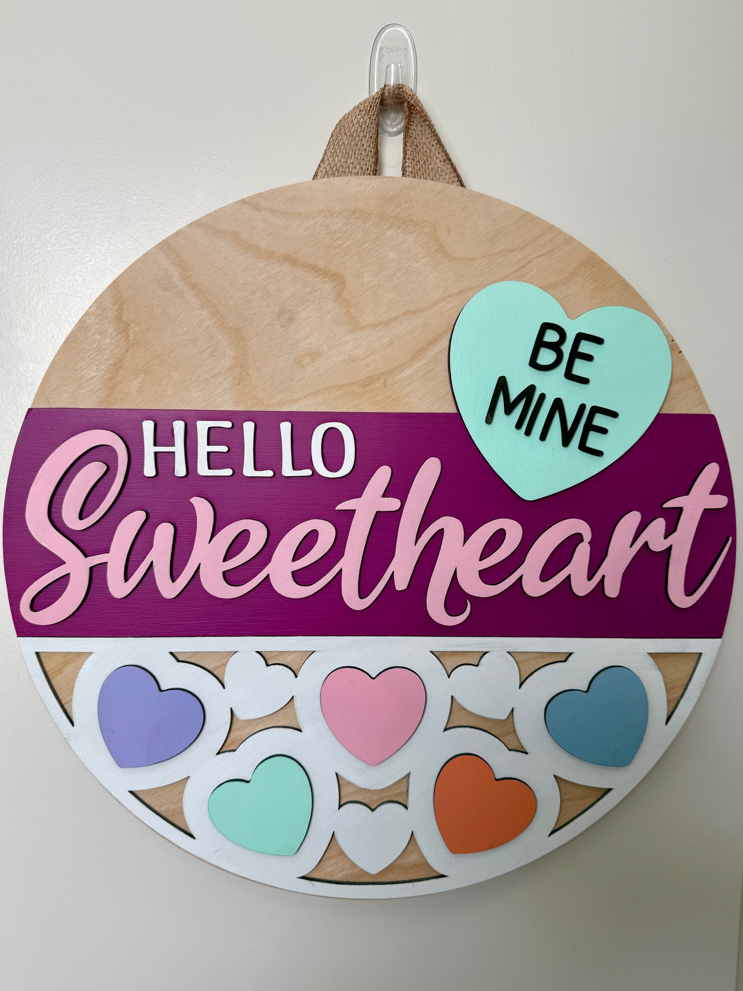 Door Hanger - Hello Sweetheart
