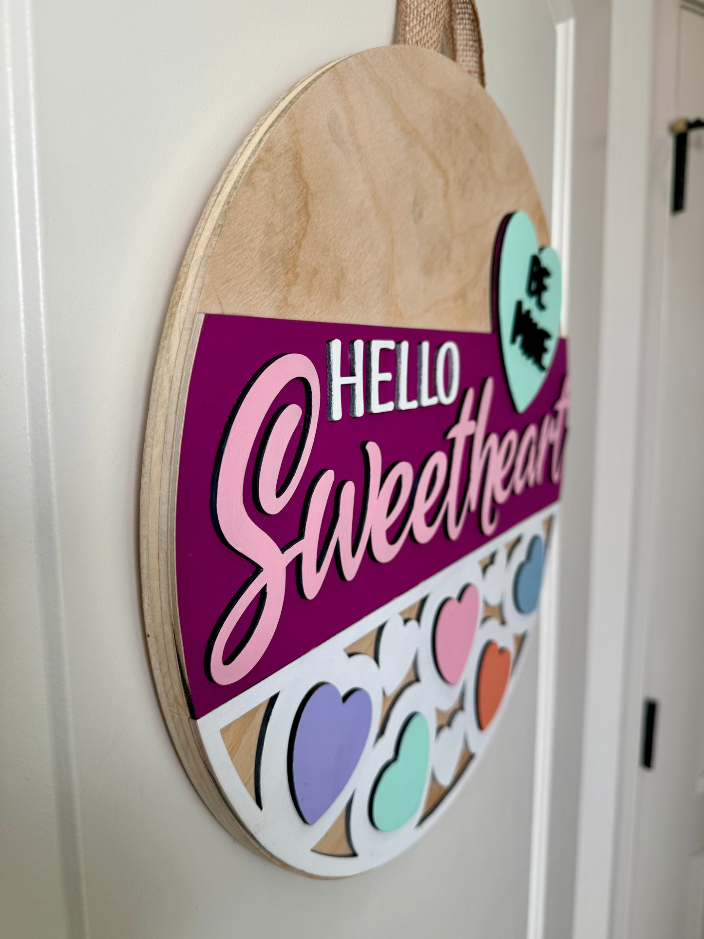 Door Hanger - Hello Sweetheart