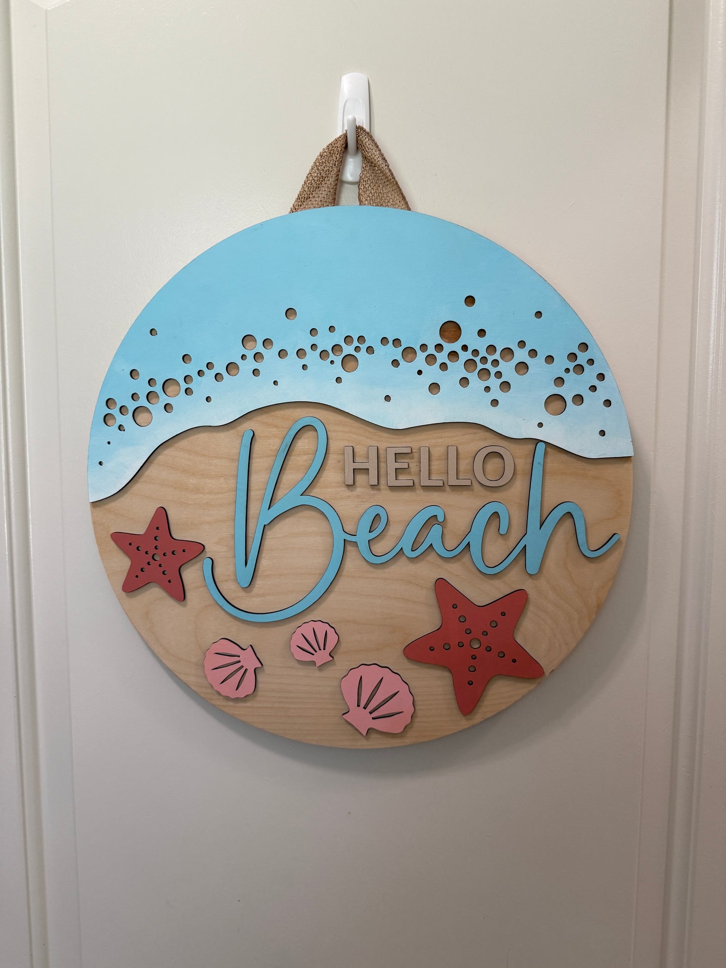 Door Hanger - Hello Beach