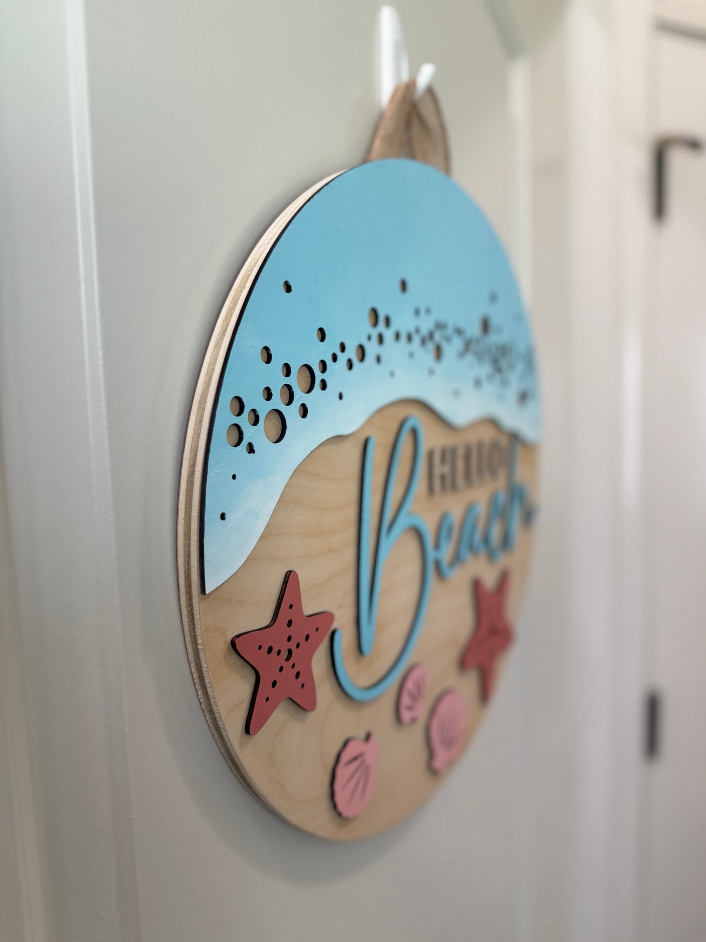 Door Hanger - Hello Beach