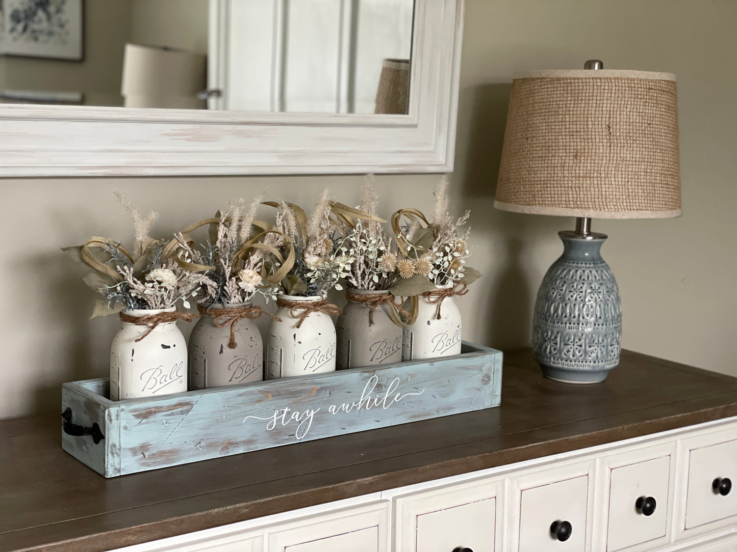 Centerpiece Box - "Stay Awhile"