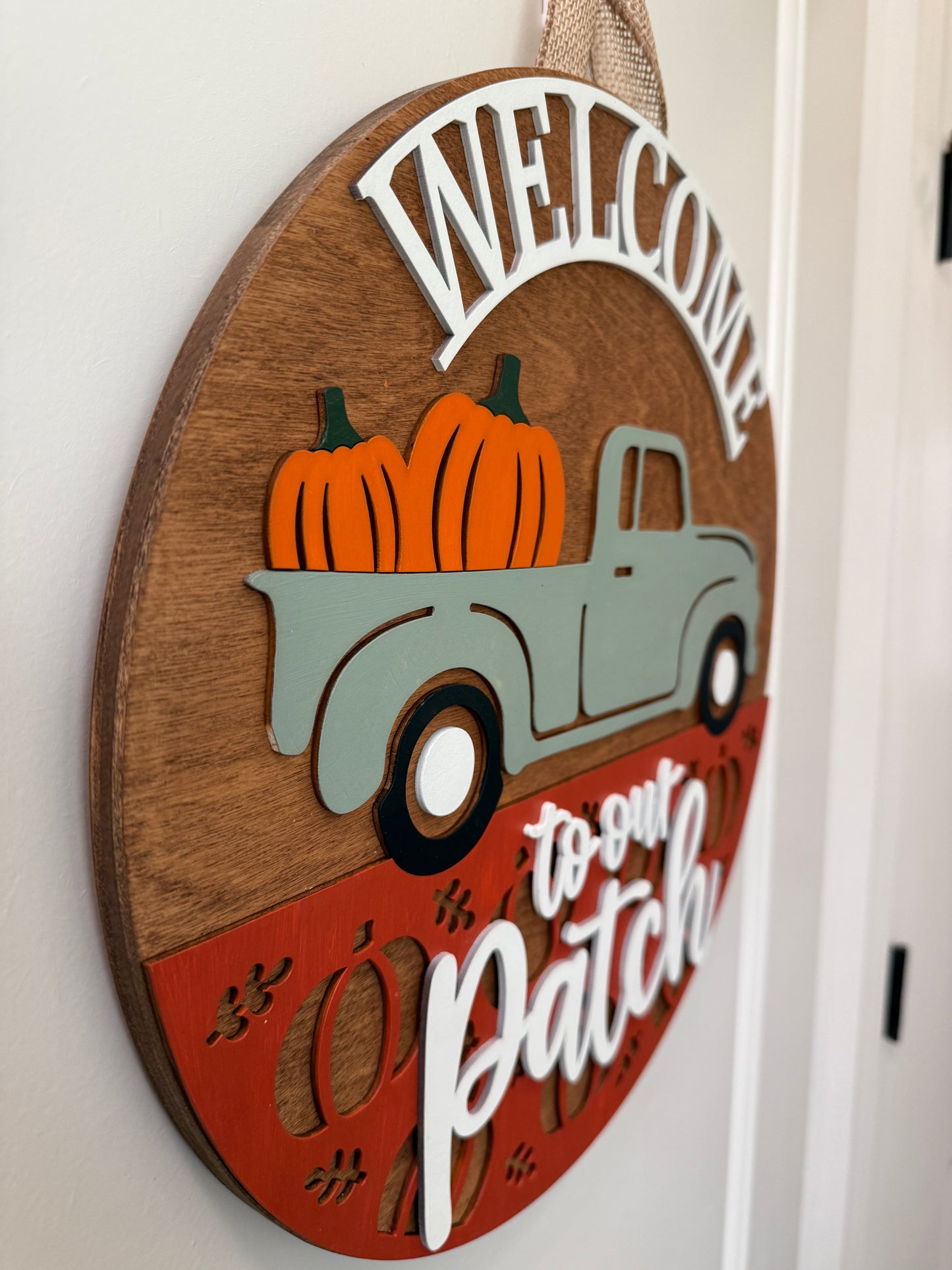 Door Hanger - Welcome to Our Patch