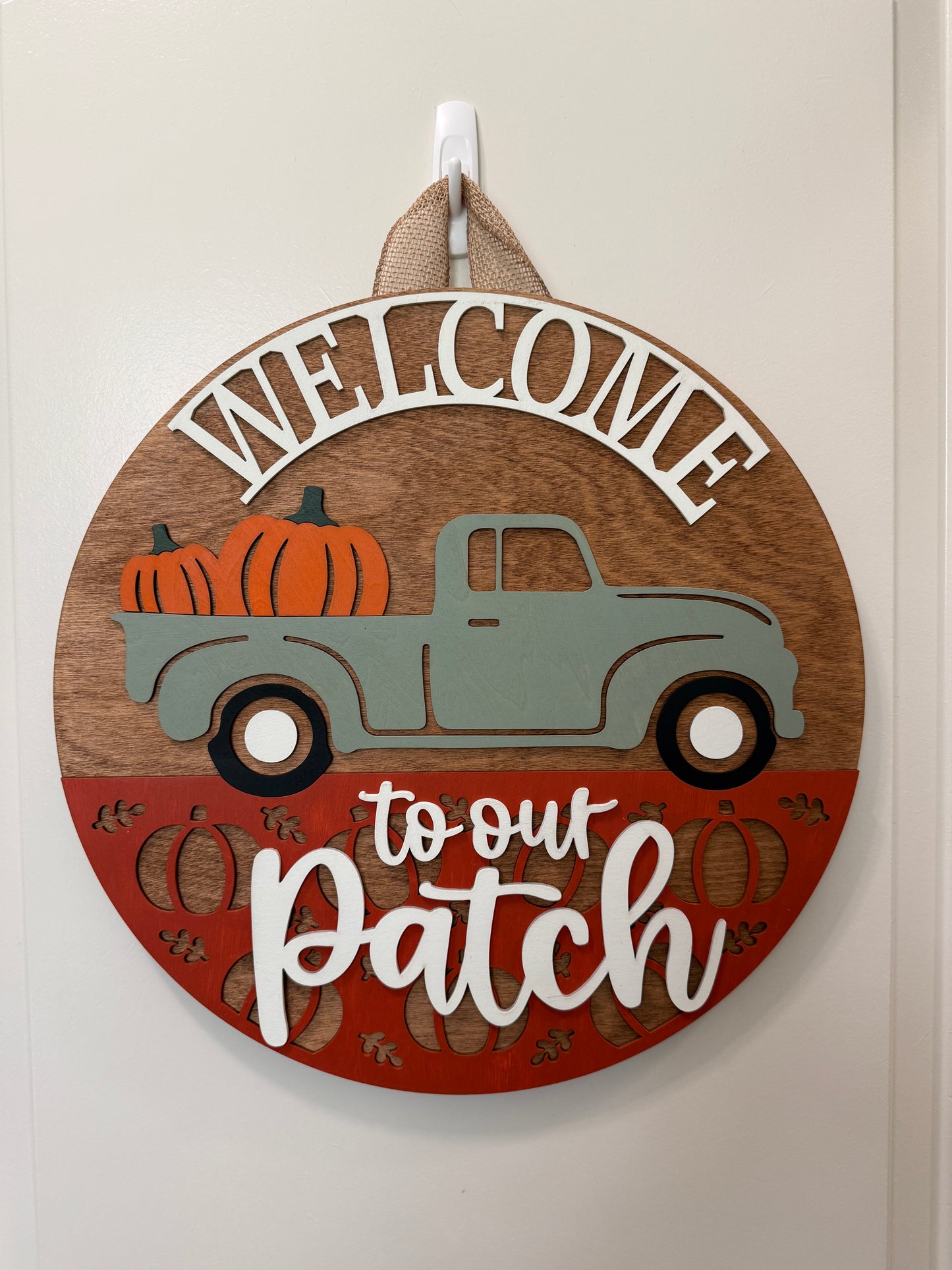 Door Hanger - Welcome to Our Patch