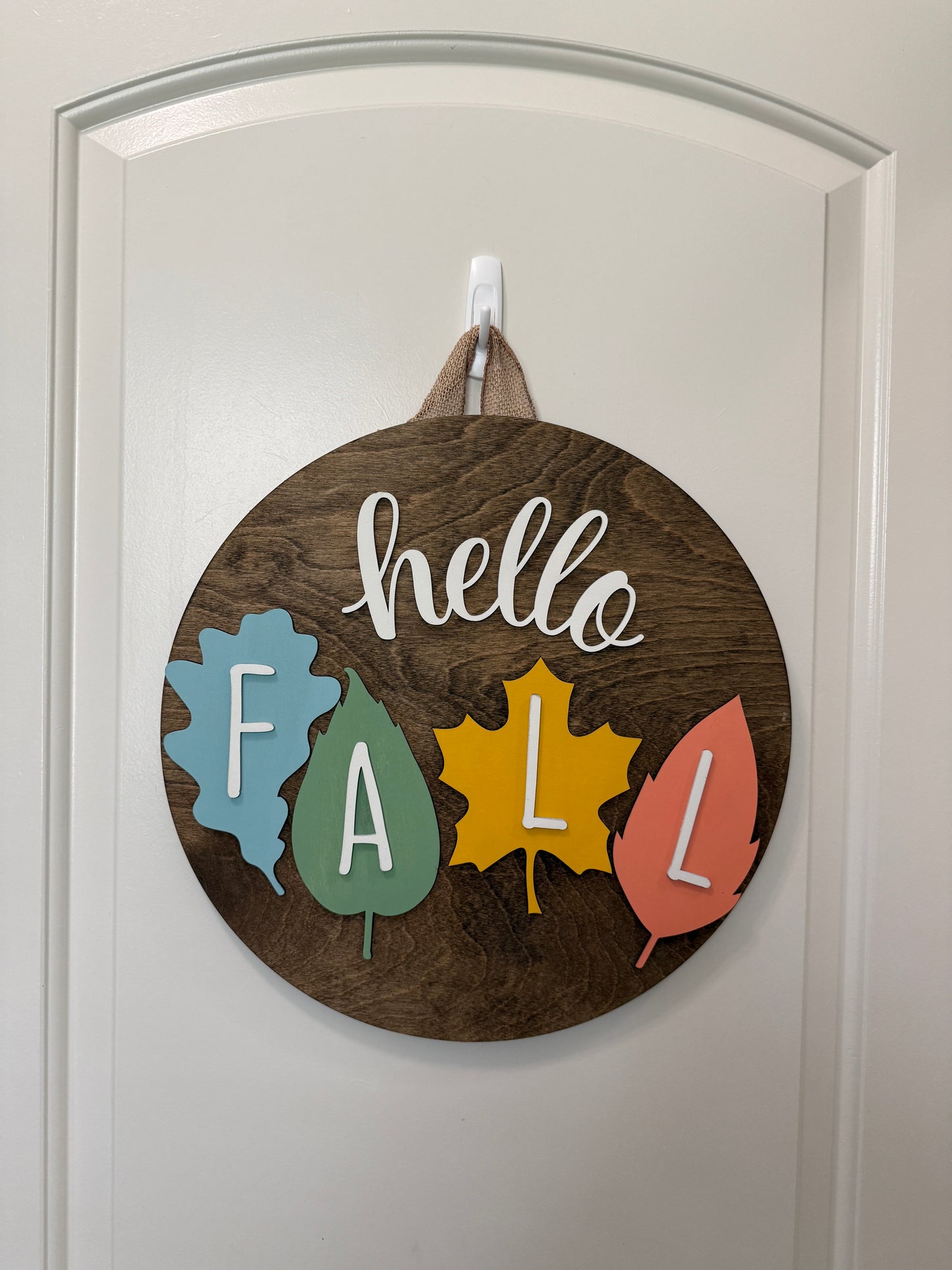 Door Hanger - Hello Fall (Leaves)