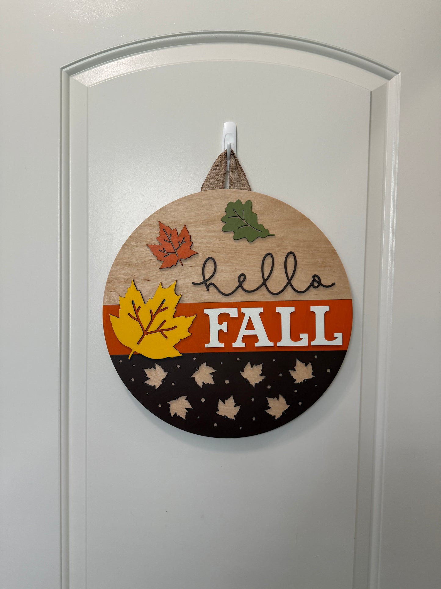 Door Hanger - Hello Fall (Maple)