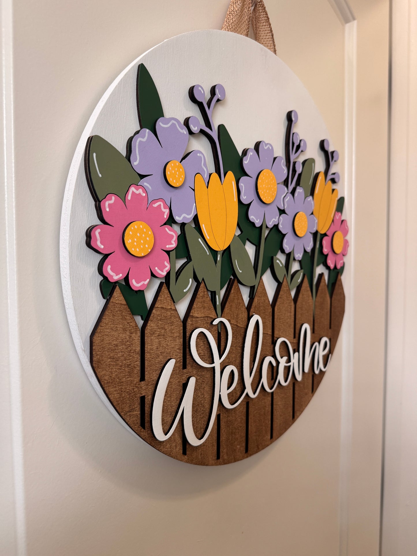 Door Hanger - Spring Blossoms