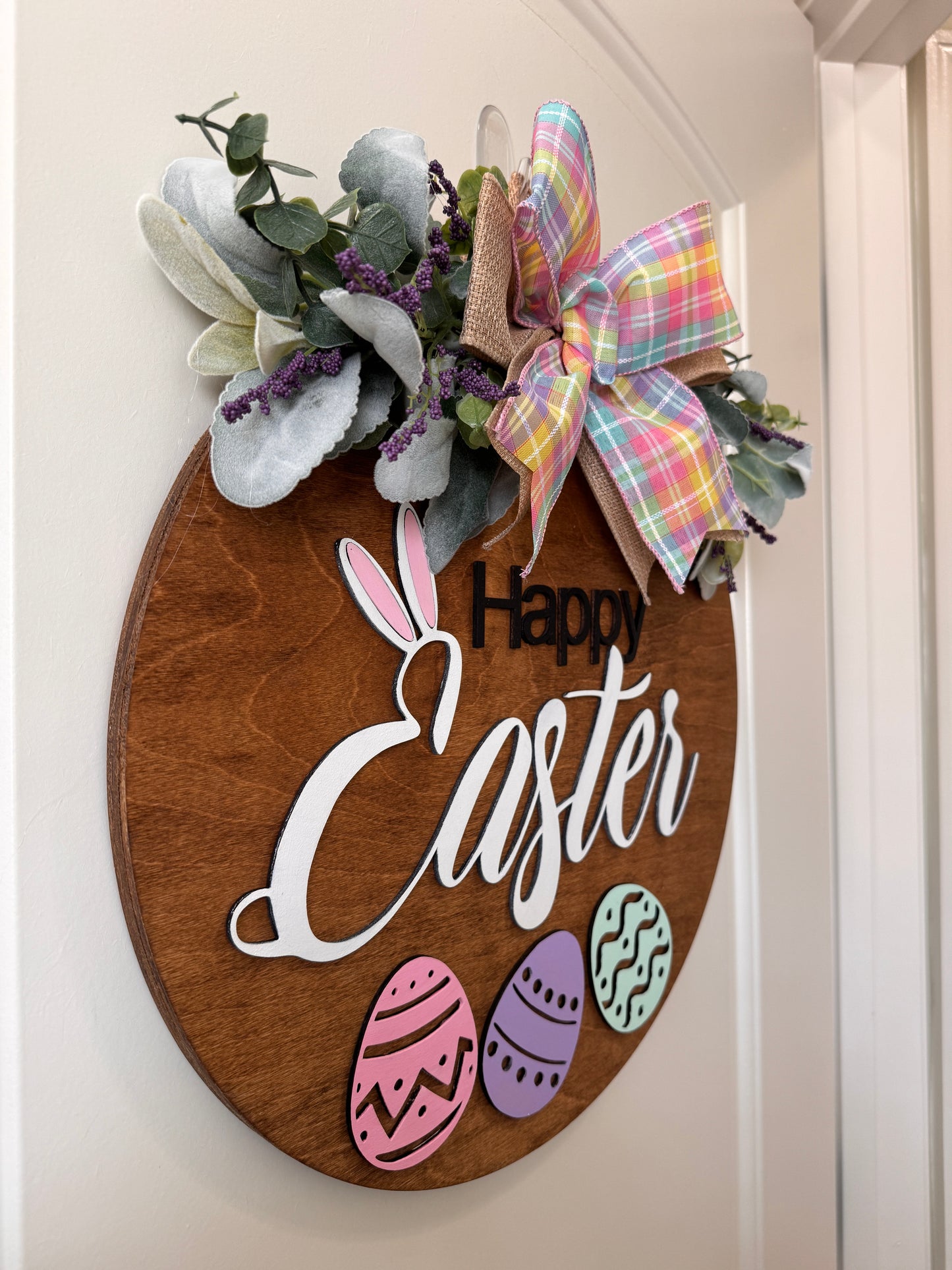 Door Hanger - Happy Easter Eggs!