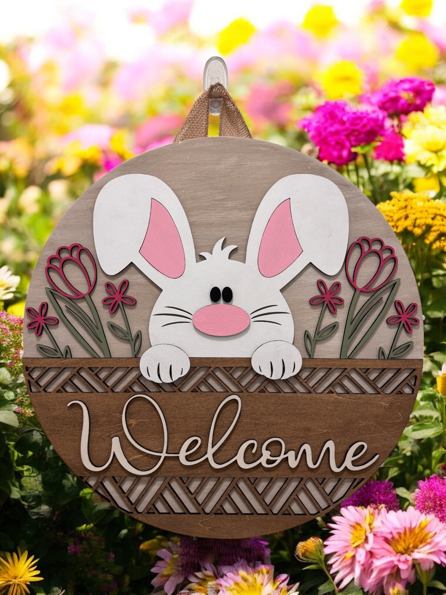 Door Hanger - Bunny Welcome