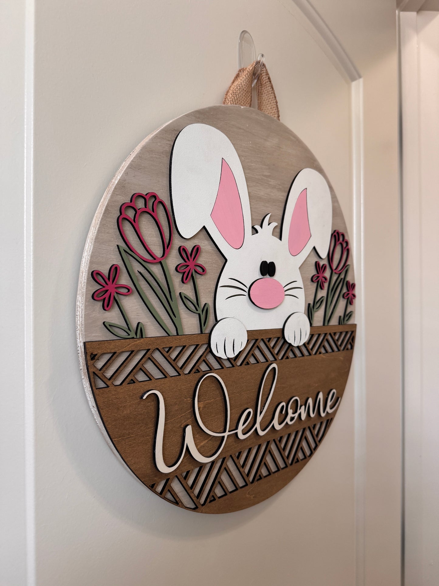 Door Hanger - Bunny Welcome