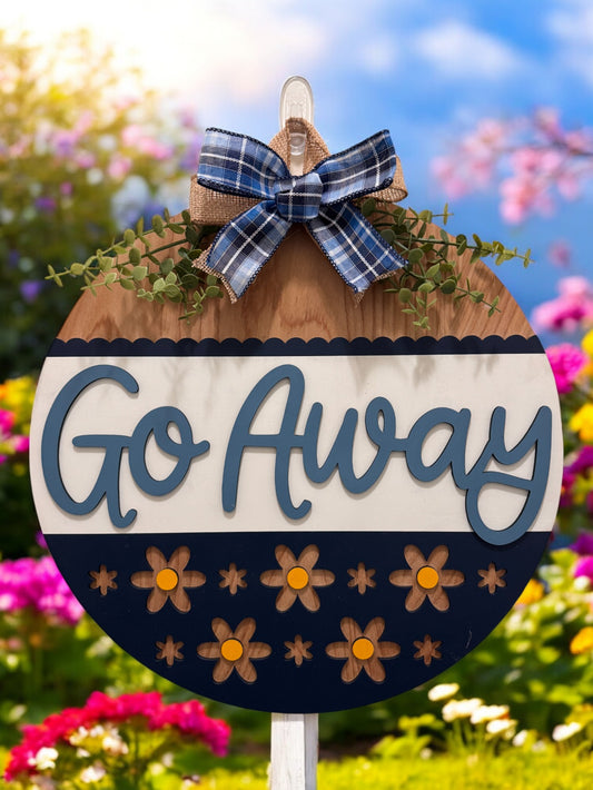 Door Hanger - Go Away