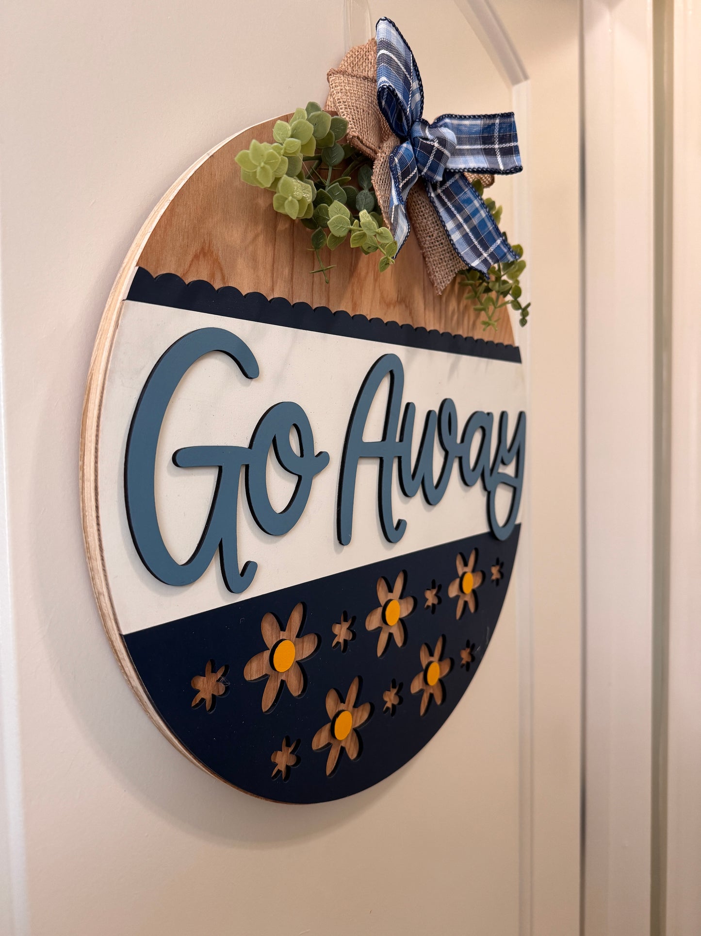 Door Hanger - Go Away